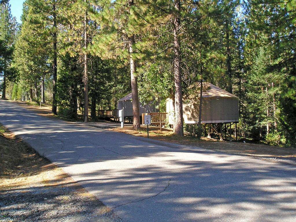 Harden Flat Yosemite Lakes Hillside Yurt 1 מראה חיצוני תמונה